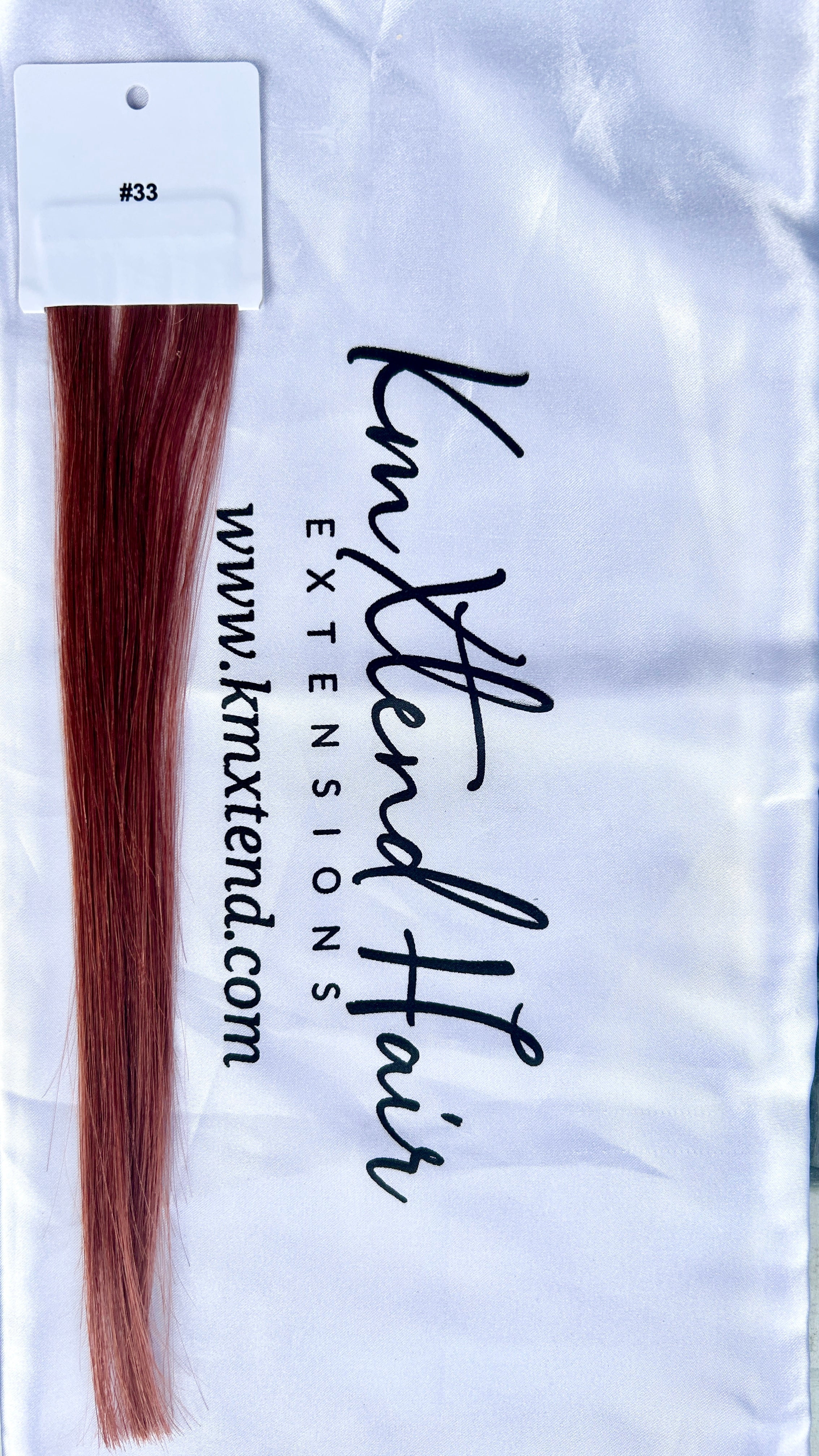 Genius Weft Hair Extensions - KmX Wefts 33 Rich Copper Auburn