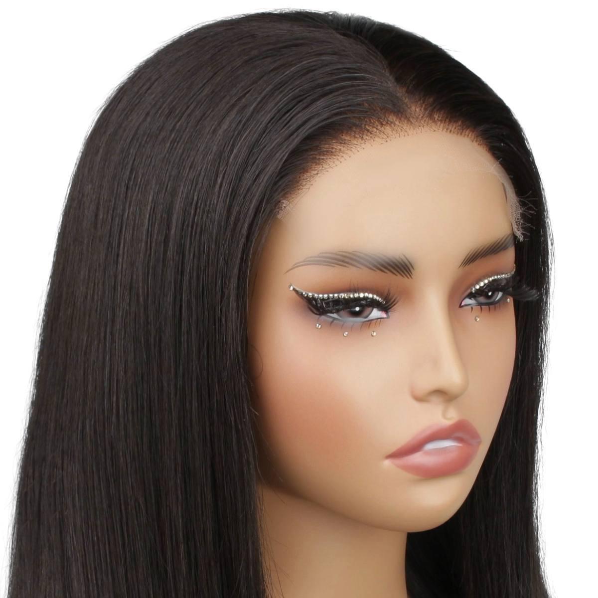 Straight 5x5 HD Lace Closure 100% Human Hair Bob Wig