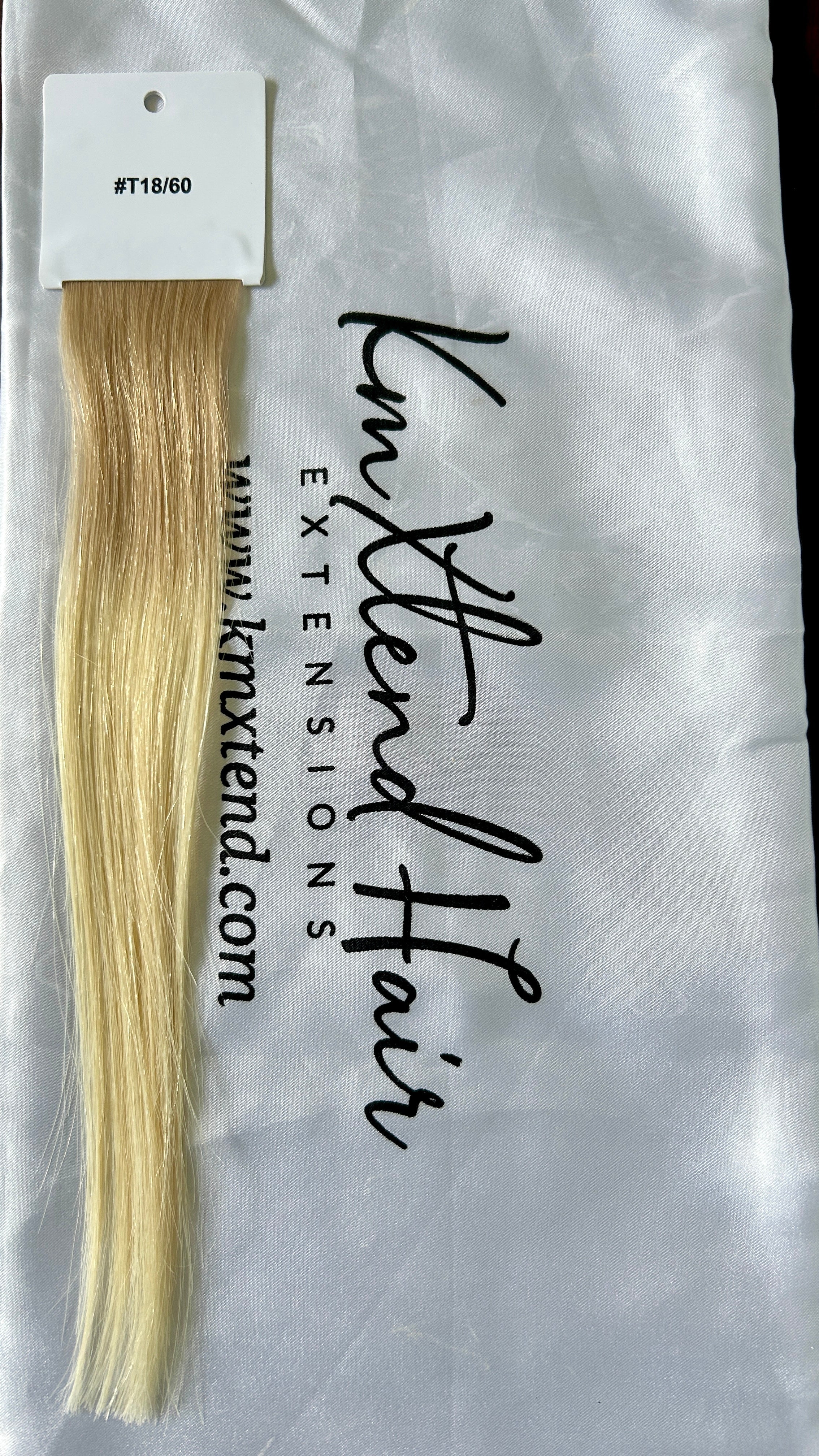 Genius Weft Hair Extensions - KmX Wefts Rooted T18/60