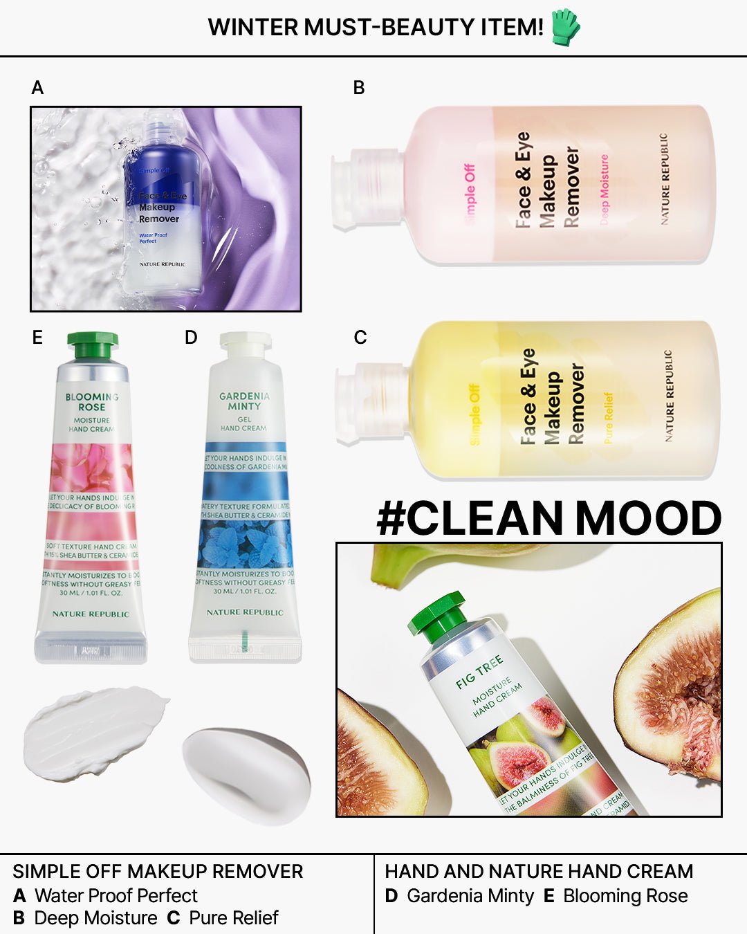 Simple Off Face & Eye Makeup Remover Special Set - Deep Moisture