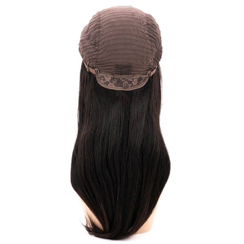 Straight 4x4 Transparent Lace 100% Human Hair Closure Wig