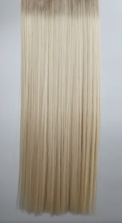 Genius Weft Hair Extensions - KmX Wefts Rooted T18/60