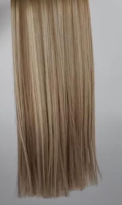 Genius Weft Hair Extensions - KmX Wefts Rooted Balayage T8/P8/22