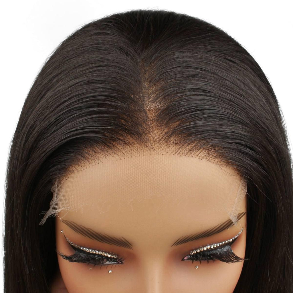 Straight 5x5 HD Lace Closure 100% Human Hair Bob Wig