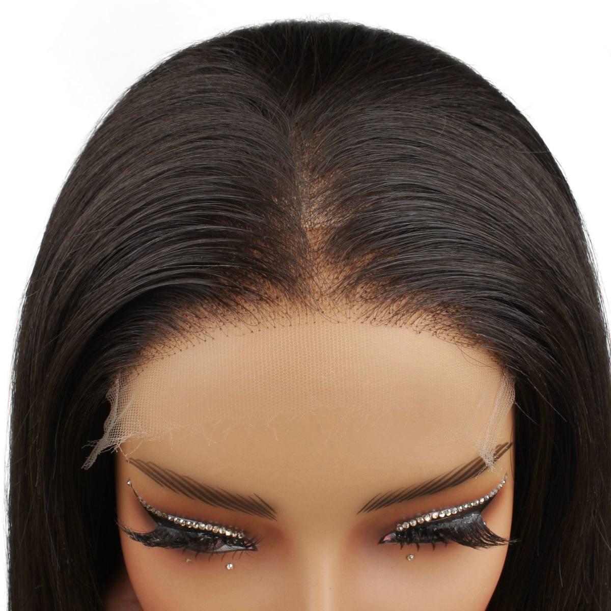 Straight 5x5 HD Lace Closure 100% Human Hair Bob Wig