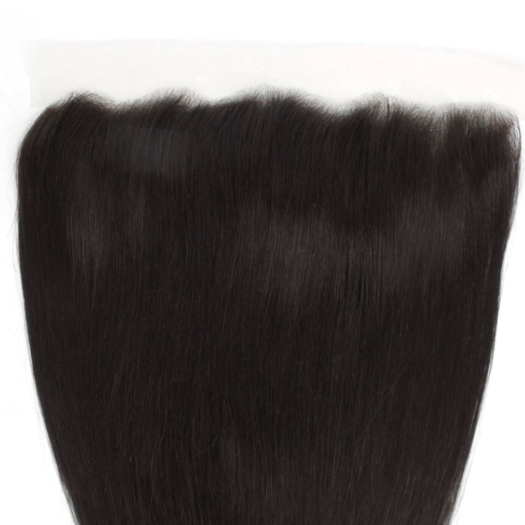 Malaysian Straight 13x4 Transparent Lace Human Hair Frontal