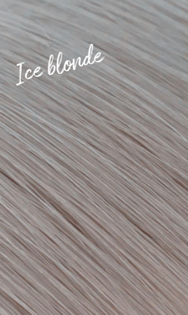 Genius Weft Hair Extensions in Color Ice Blonde
