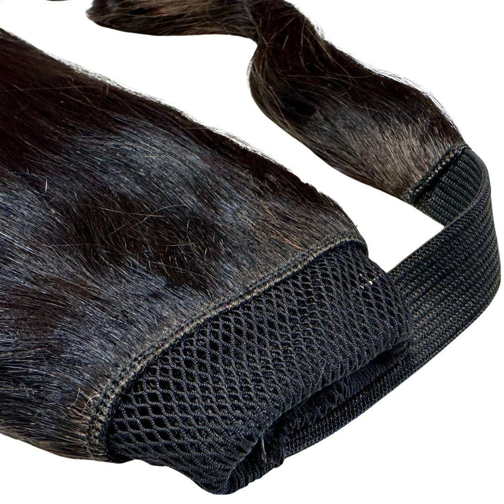 Natural Black 100% Human Hair Ponytail Extension
