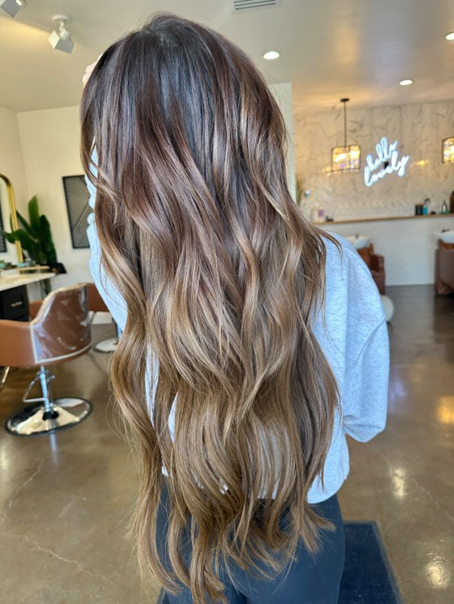 Luxury Quality Tape Hair Extensions #4 Chocolate Brown