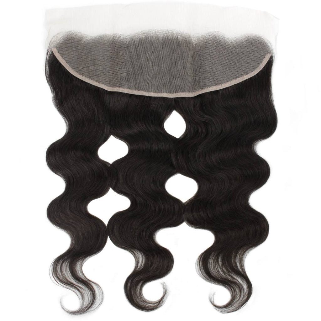 Malaysian Body Wave 13x4 Transparent Lace Human Hair Frontal
