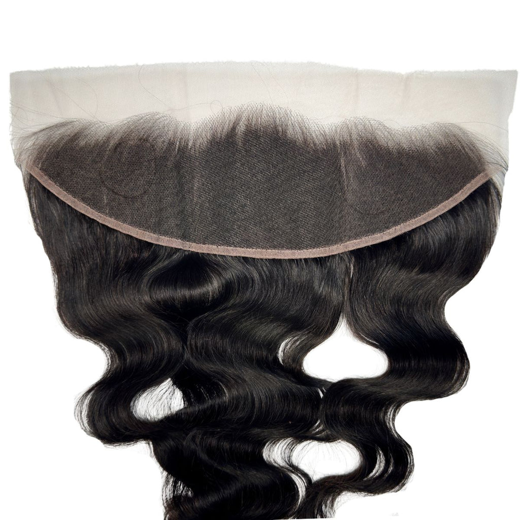 Jet Black Body Wave 13x4 HD Lace Human Hair Frontal