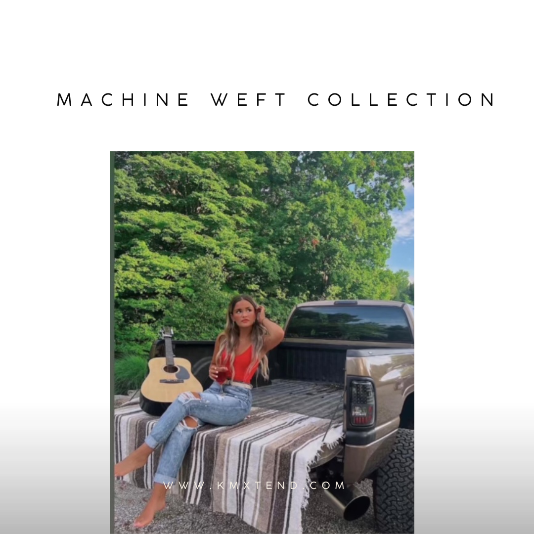 Luxury Machine Weft Hair Extensions for Seamless Volume and Length