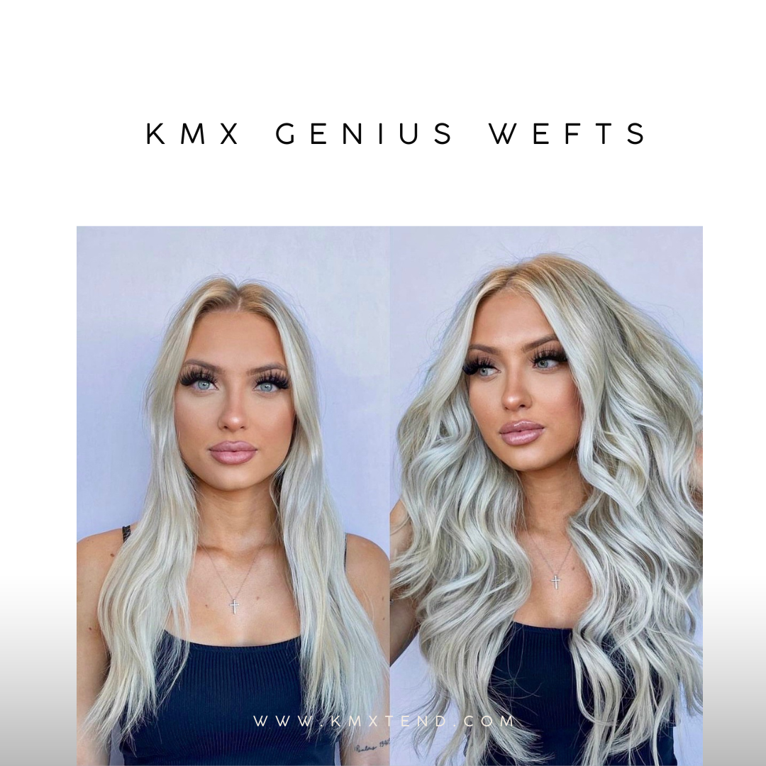 Genius Weft Hair Extensions - KmX Wefts T4/P/8/60