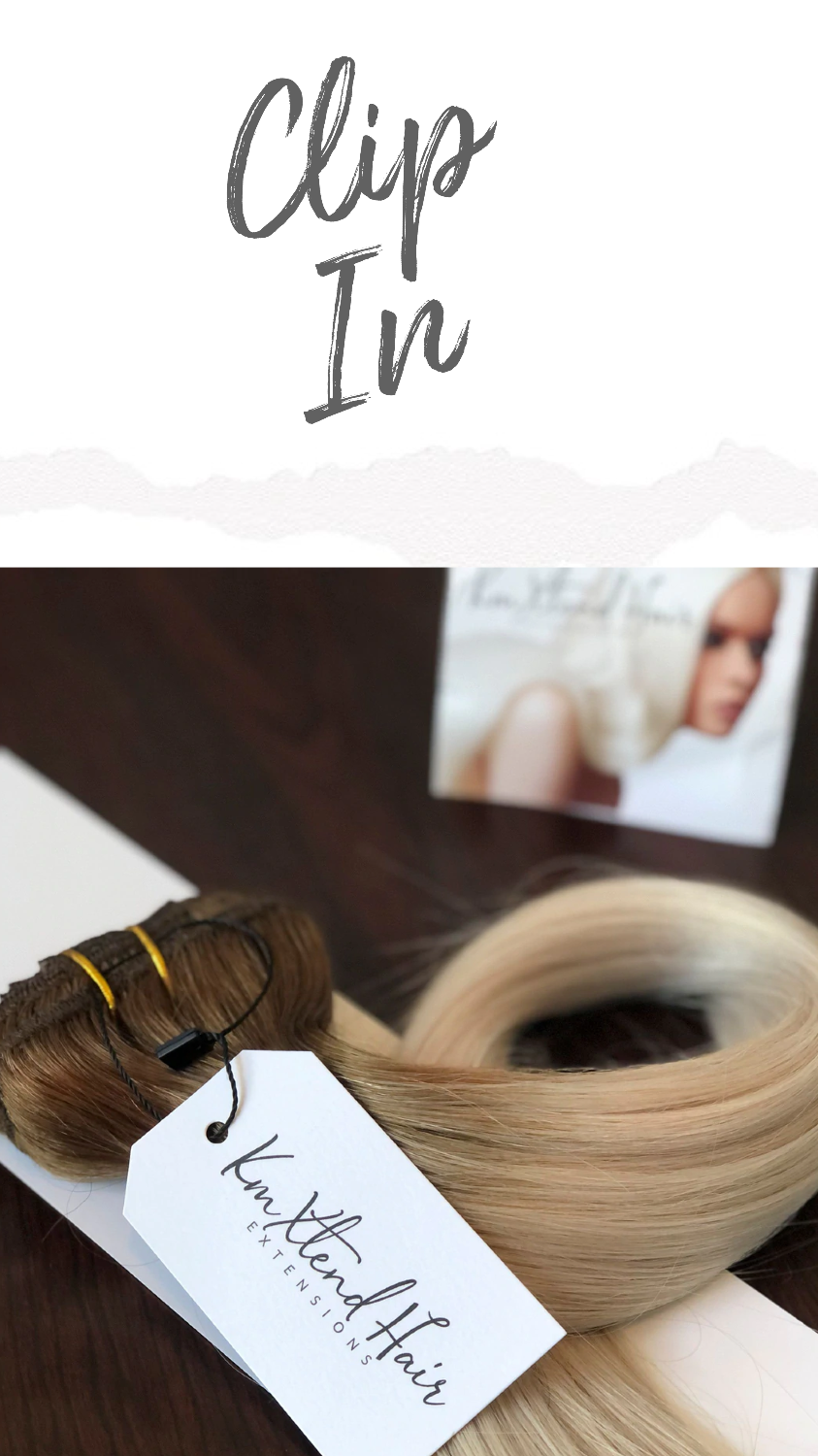 Luxury Clip-In Extensions for Easy, Heat Free Hair Transformation