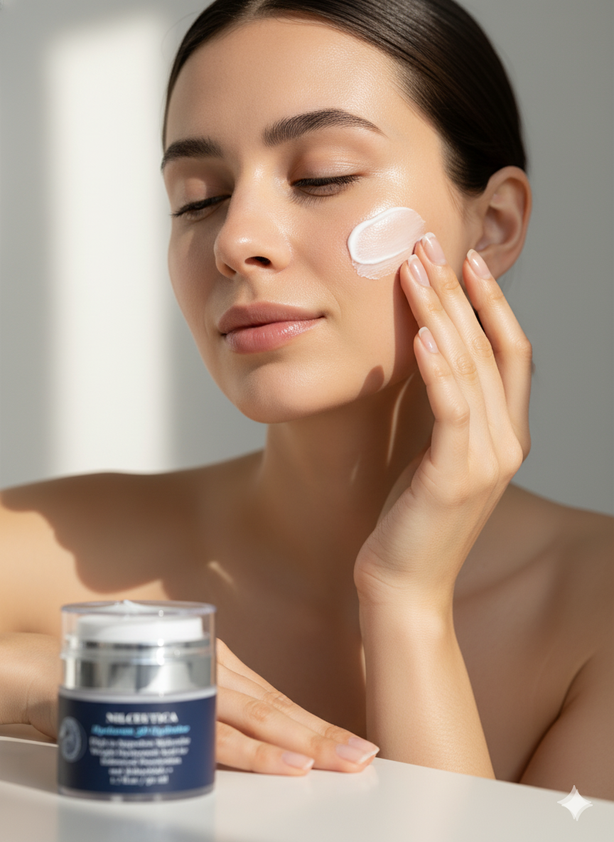 Hyaluron 3D Hydrator Multi Lamellar Emulsion The Advanced Response Face and Neck Cream-Serum