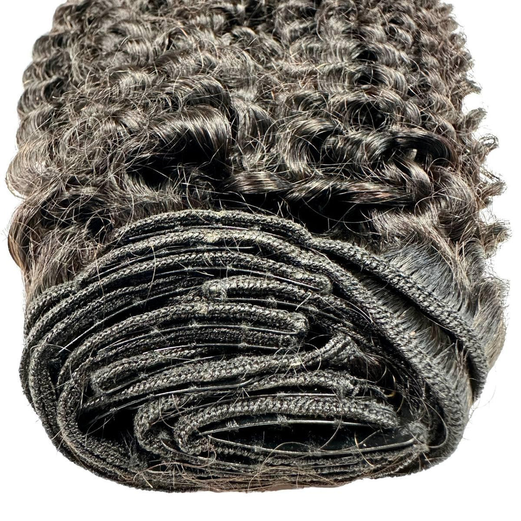 Kinky Curly Clip-In 100% Human Hair Extensions