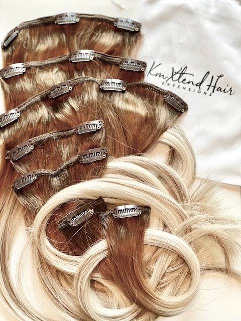 Luxury Clip-In Extensions for Easy, Heat Free Hair Transformation