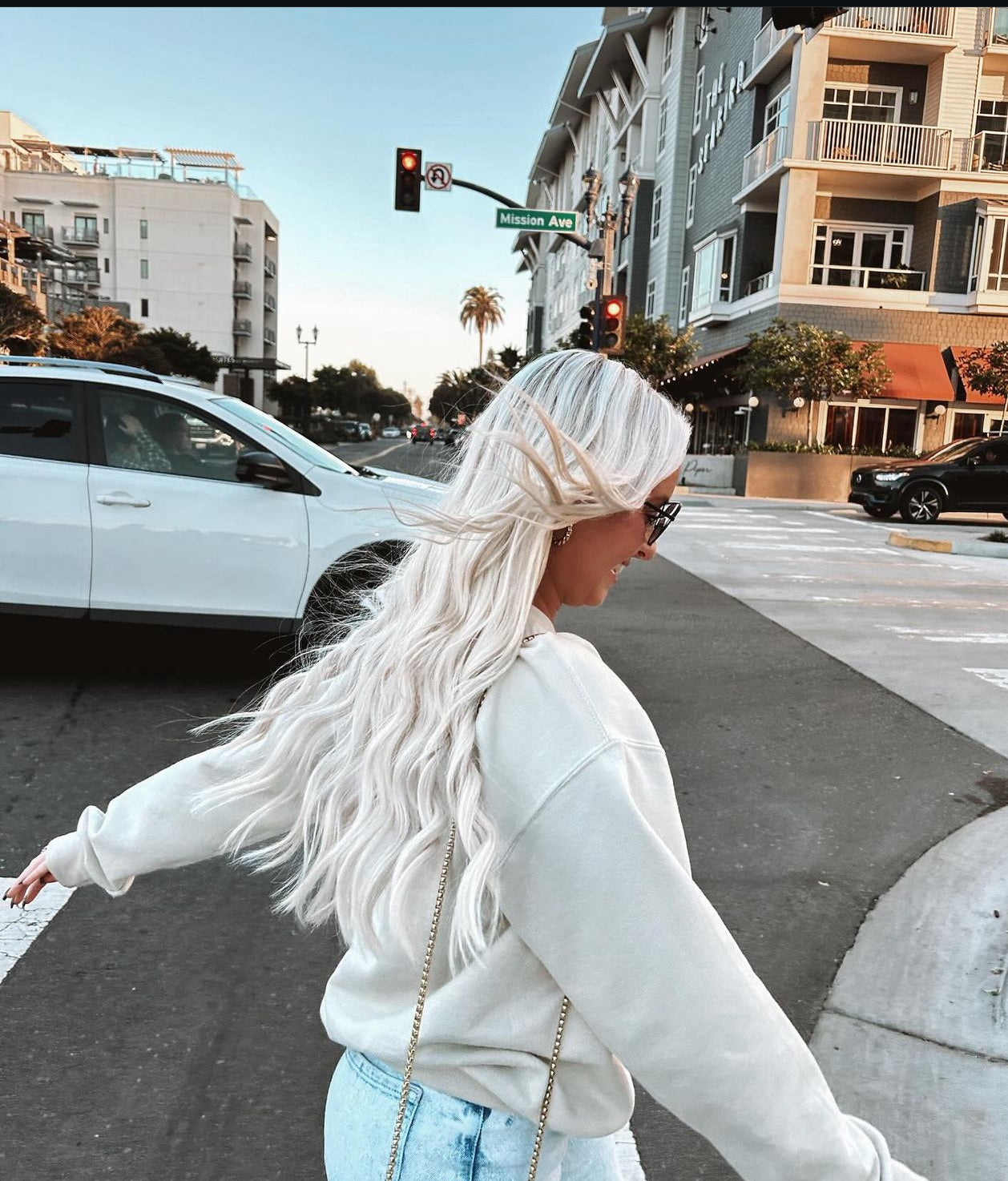 Luxury I Tip Keratin Hair Extensions Ice Blonde