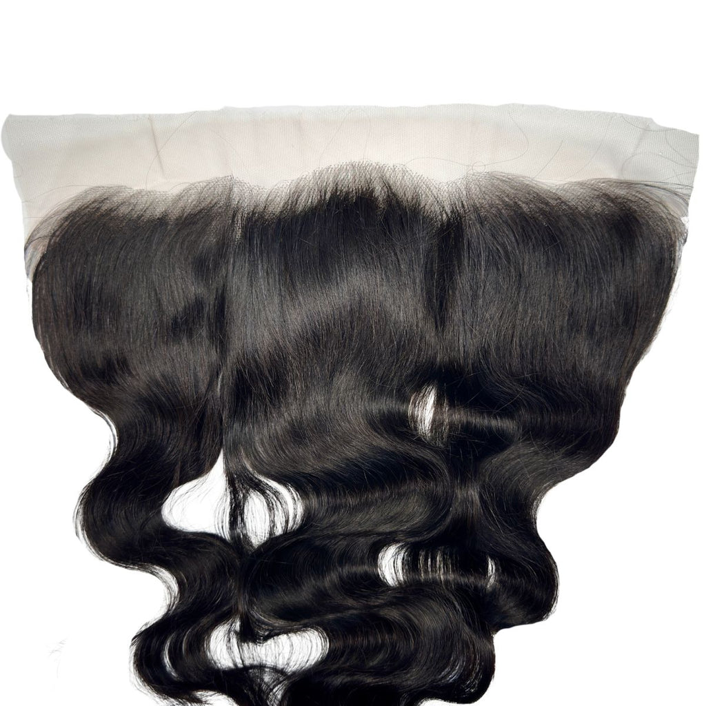 Jet Black Body Wave 13x4 HD Lace Human Hair Frontal