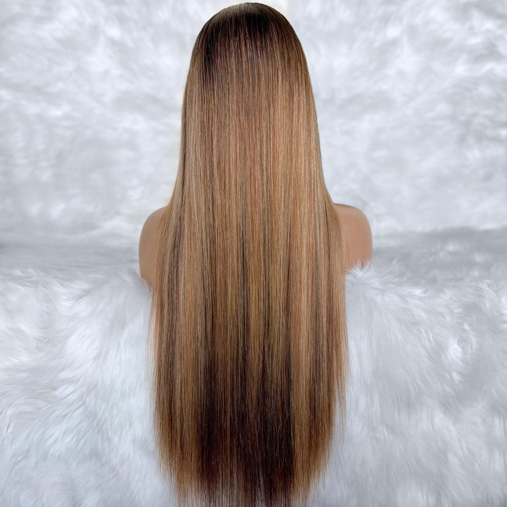 Layla Glueless 5x5 HD Lace Professionally Colored 100% Human Hair Closure Wig