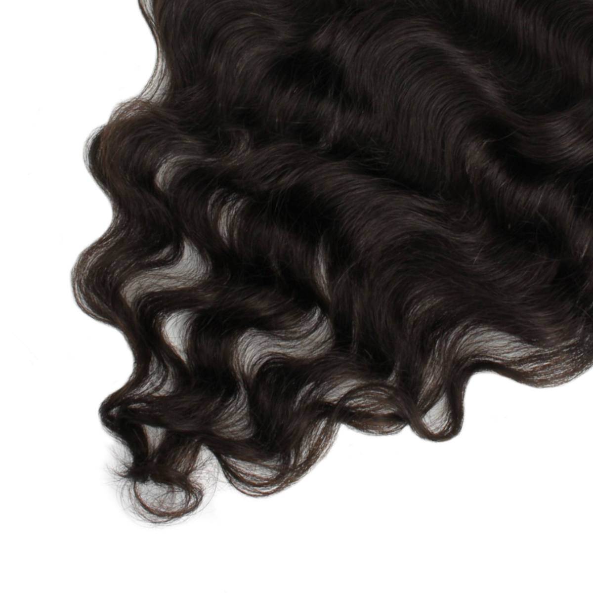 Loose Wave 13x4 Transparent Lace Human Hair Frontal