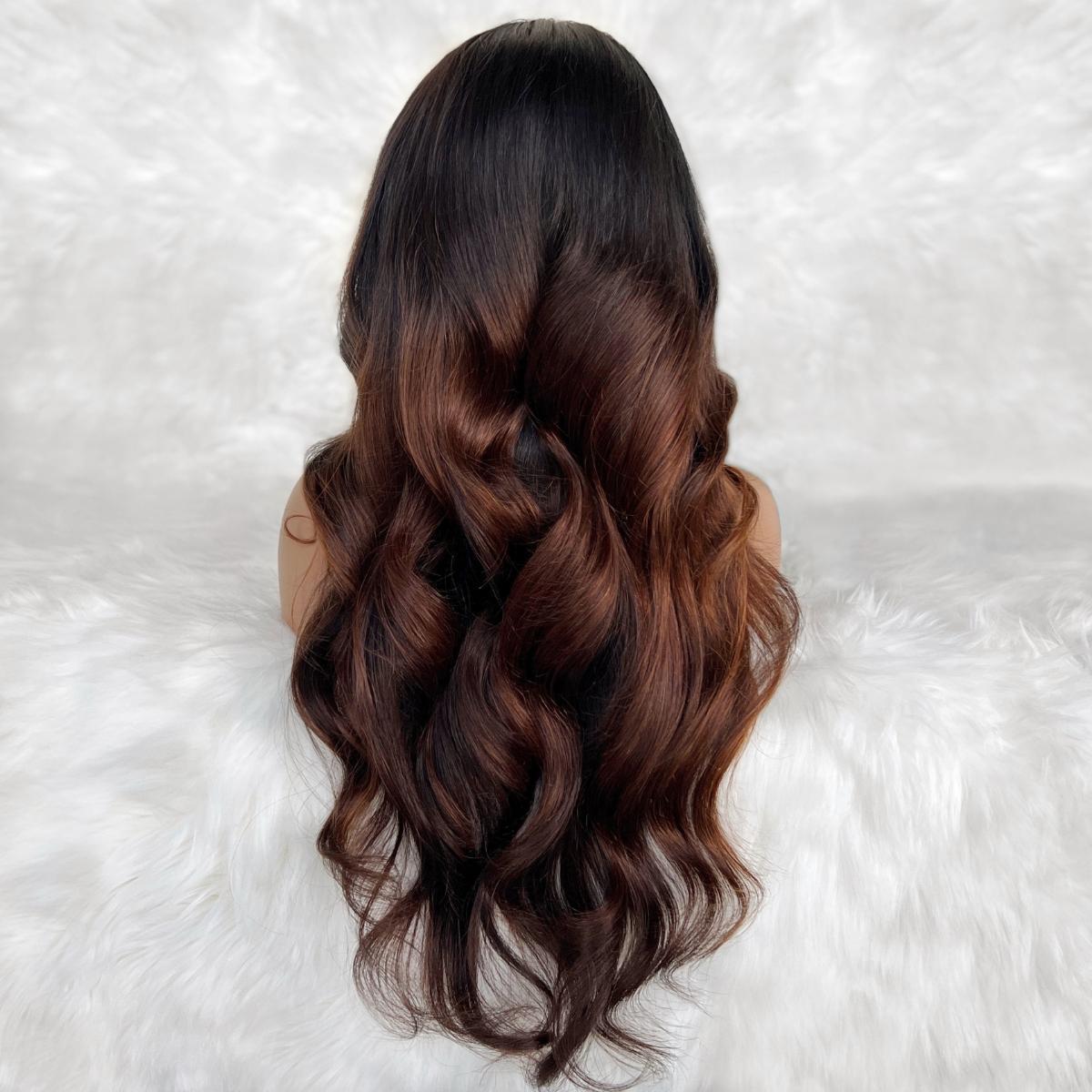 Luscious Glueless 5x5 HD Lace Professionally Colored 100% Human Hair Closure Wig