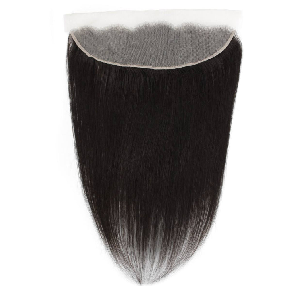 Malaysian Straight 13x4 Transparent Lace Human Hair Frontal