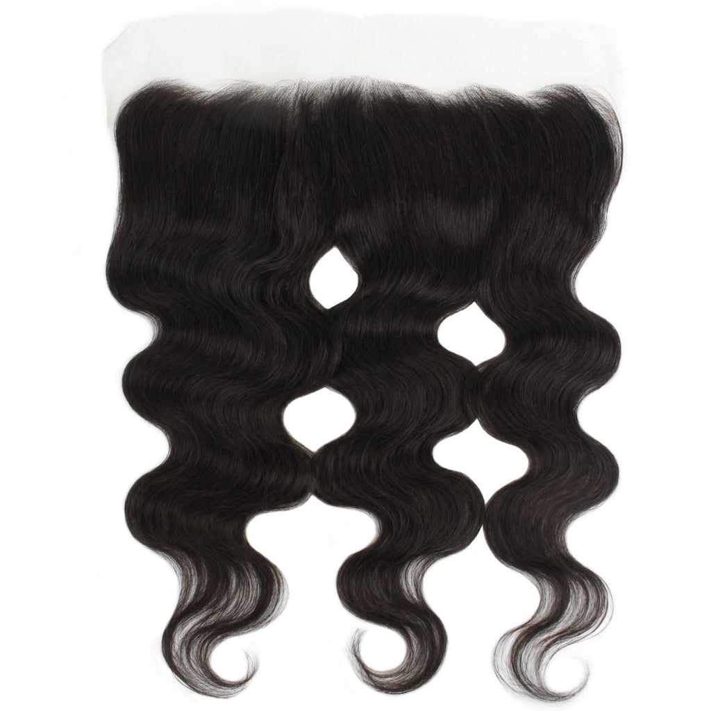 Malaysian Body Wave 13x4 Transparent Lace Human Hair Frontal