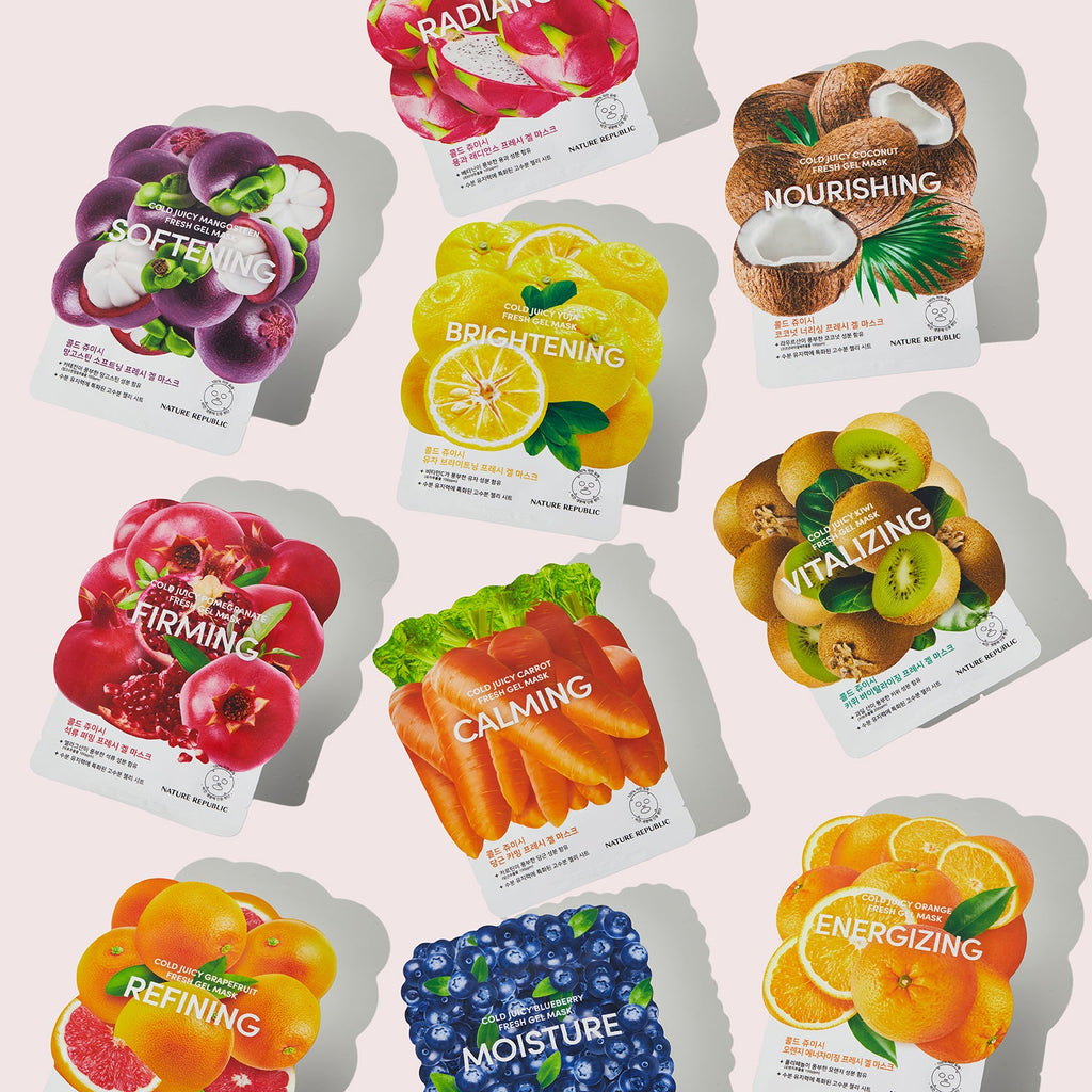 Cold Juicy Fresh Gel Mask Sheet 10-Pack Set