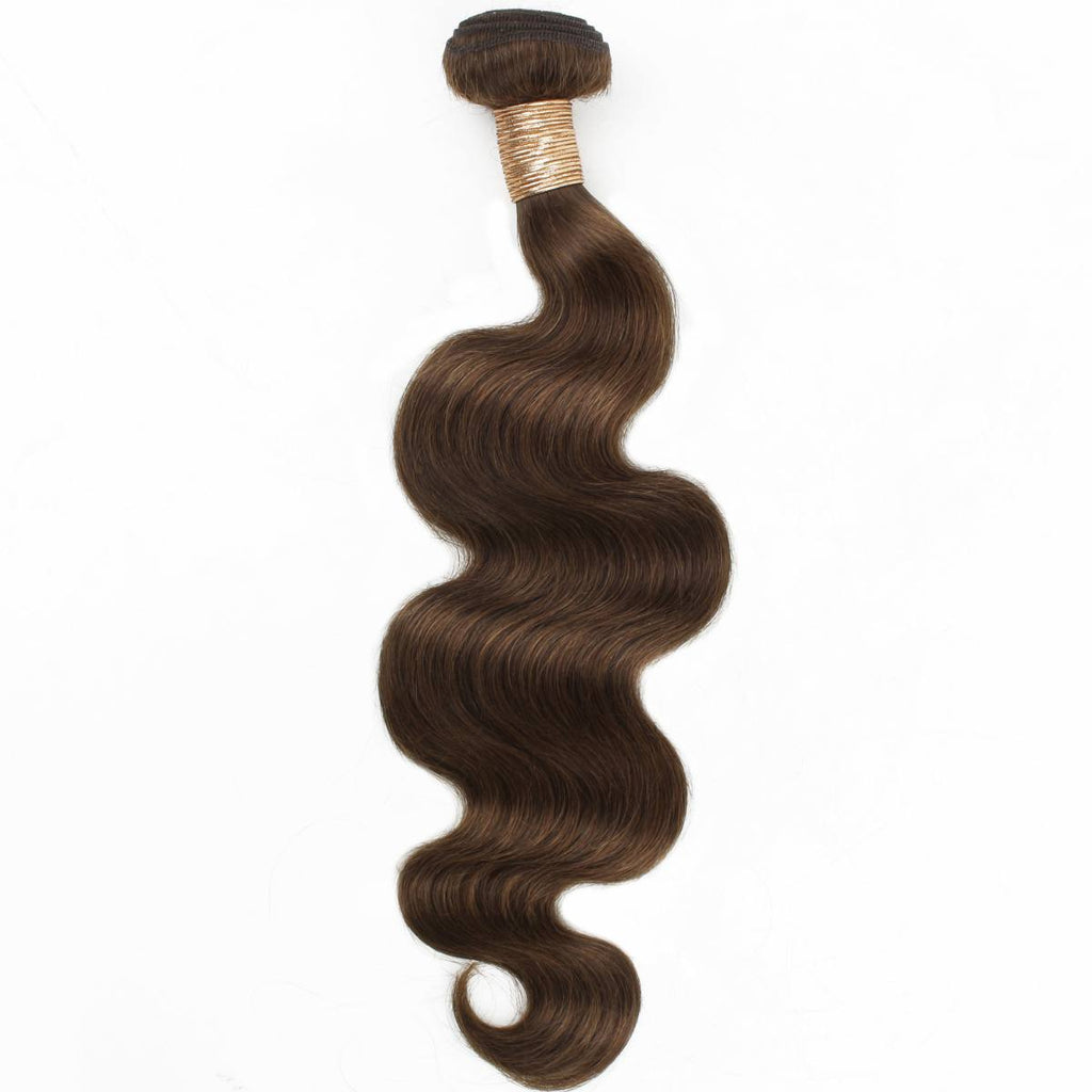 Medium Brown Body Wave 100% Human Hair Bundles