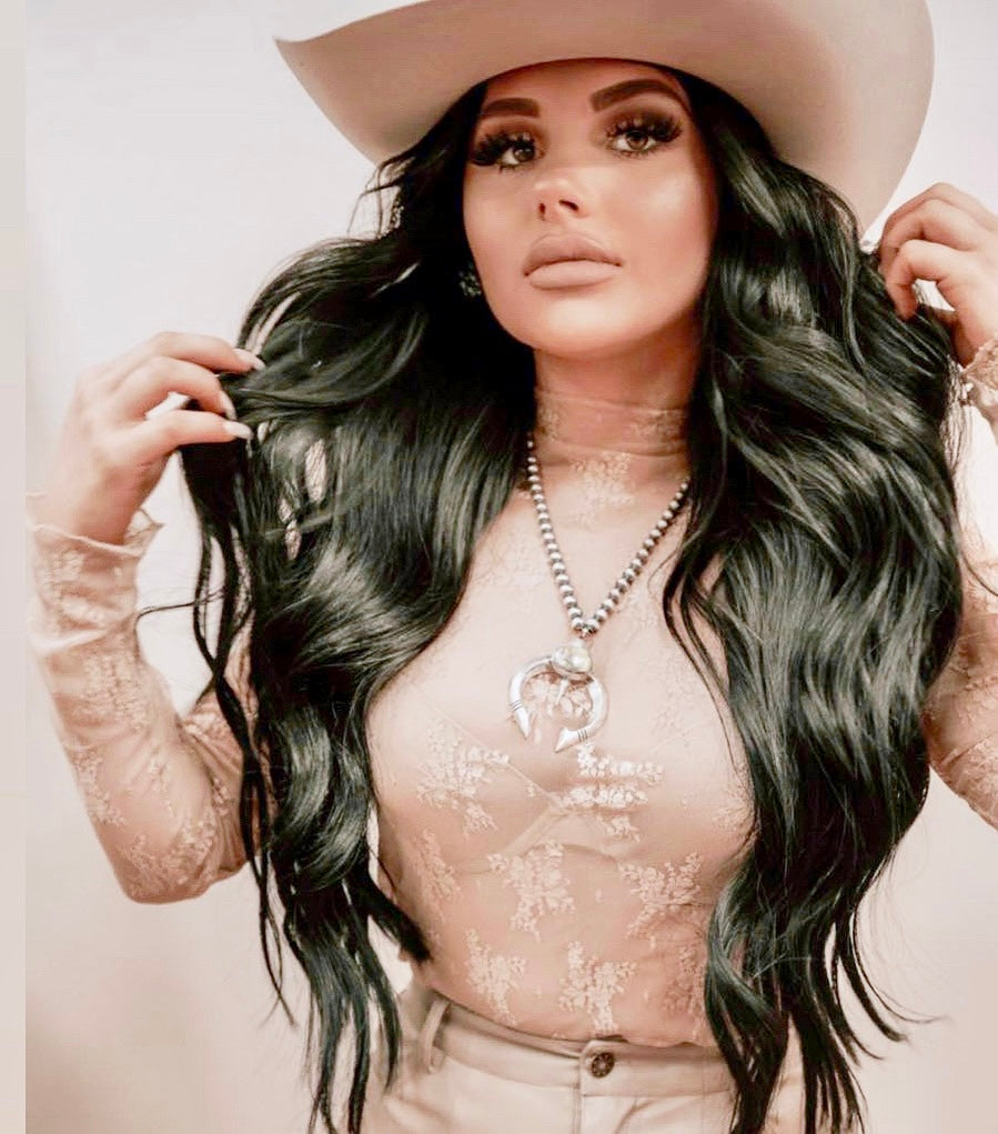 Genius Weft Hair Extensions in Color 1 Jet Black