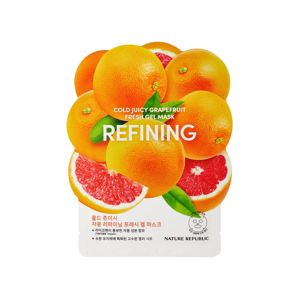 Cold Juicy Fresh Gel Mask Grapefruit Refining