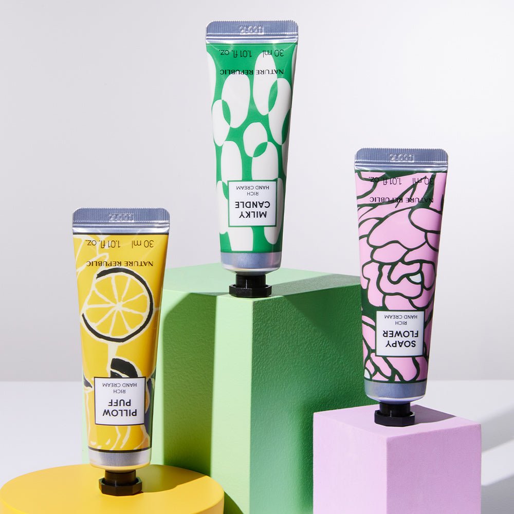 Hand & Nature Rich Hand Cream Pillow Puff