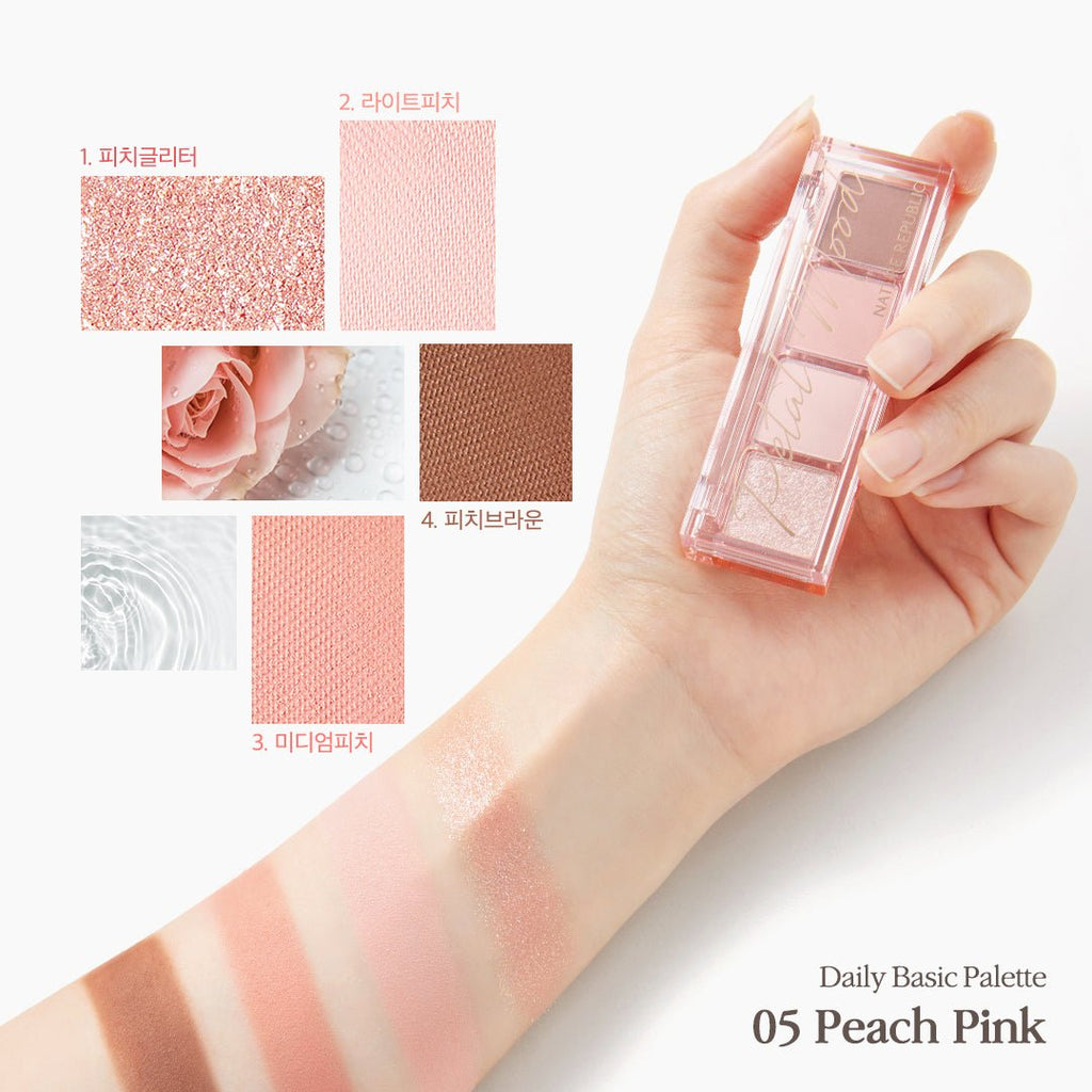 Daily Basic Eyeshadow Palette 05 Peach Pink