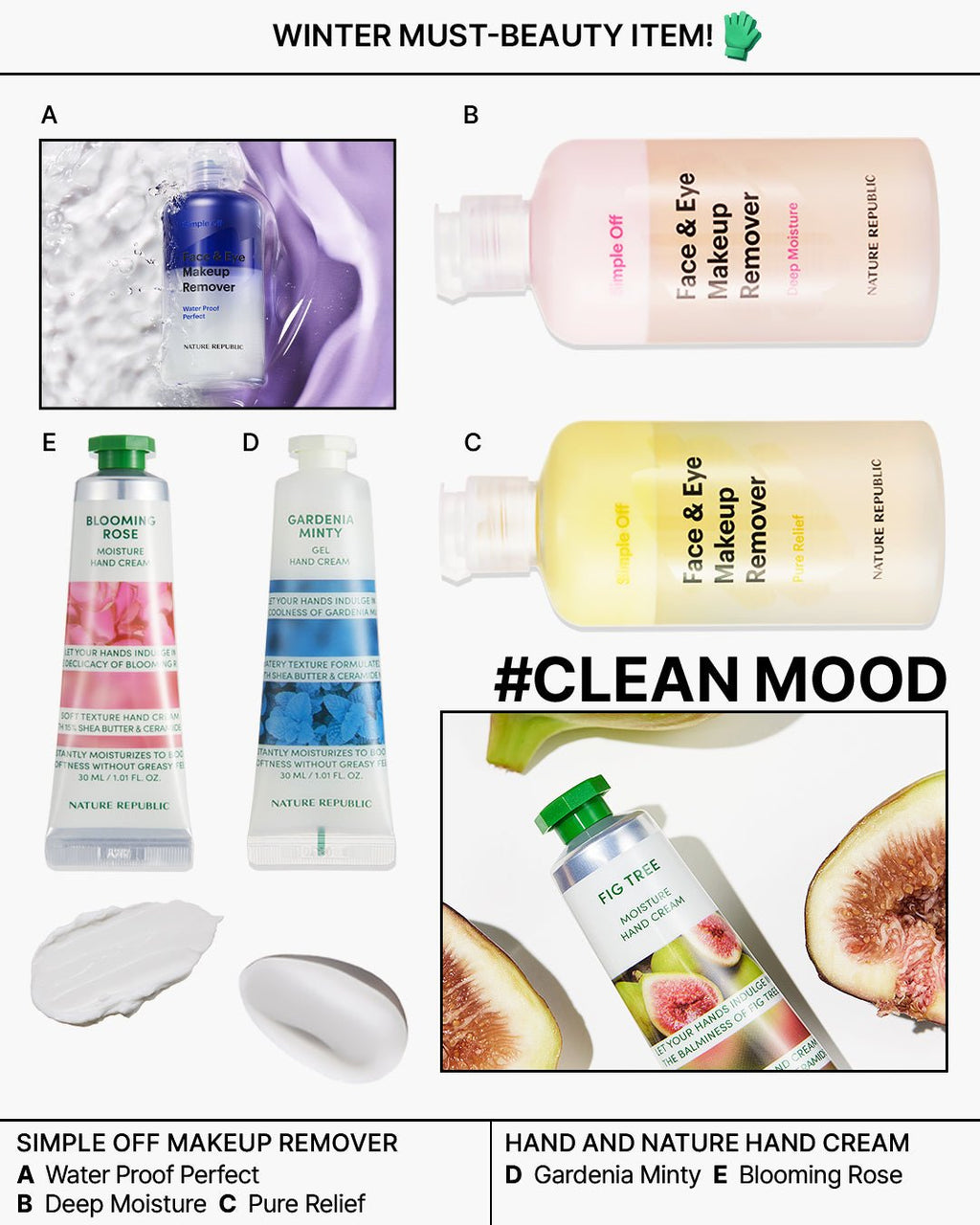 Simple Off Face & Eye Makeup Remover Special Set - Deep Moisture