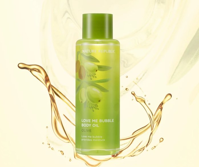 Love Me Bubble Body Oil - Olive