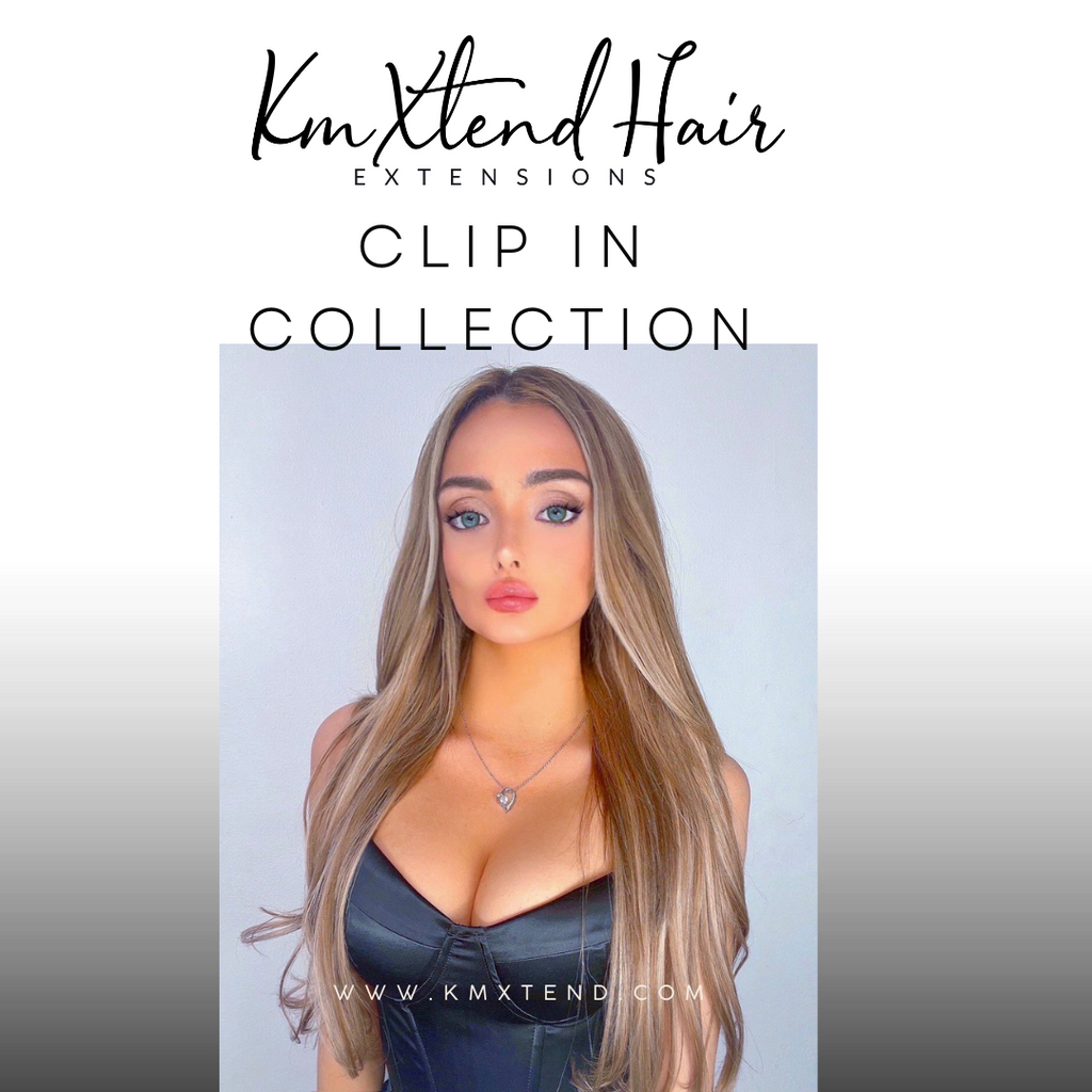 Luxury Clip-In Extensions for Easy, Heat Free Hair Transformation